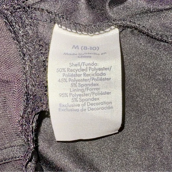 No Boundaries Black Corset-Style Tank Top with Lace Trim - Picture 10 of 11